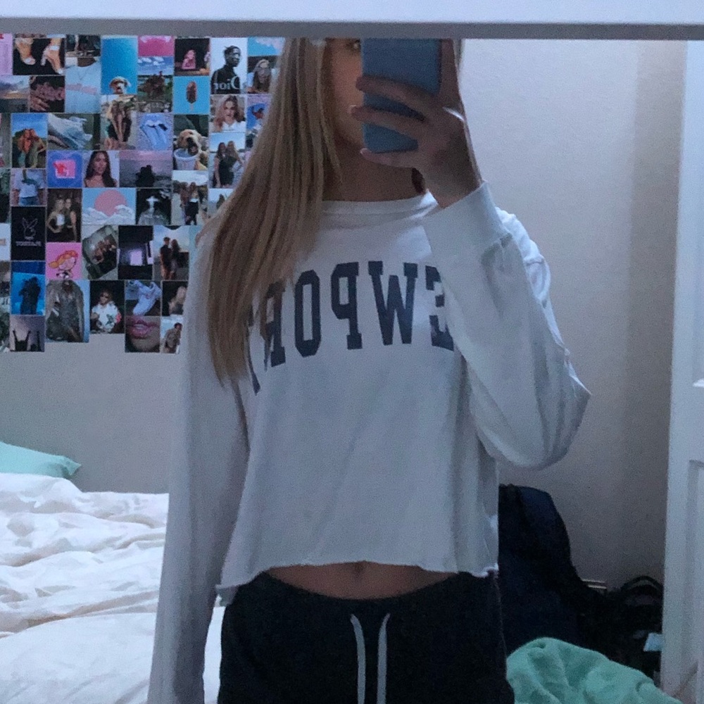 brandy cropped long sleeve